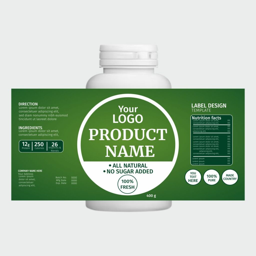 Product Label Design - MasterBundles