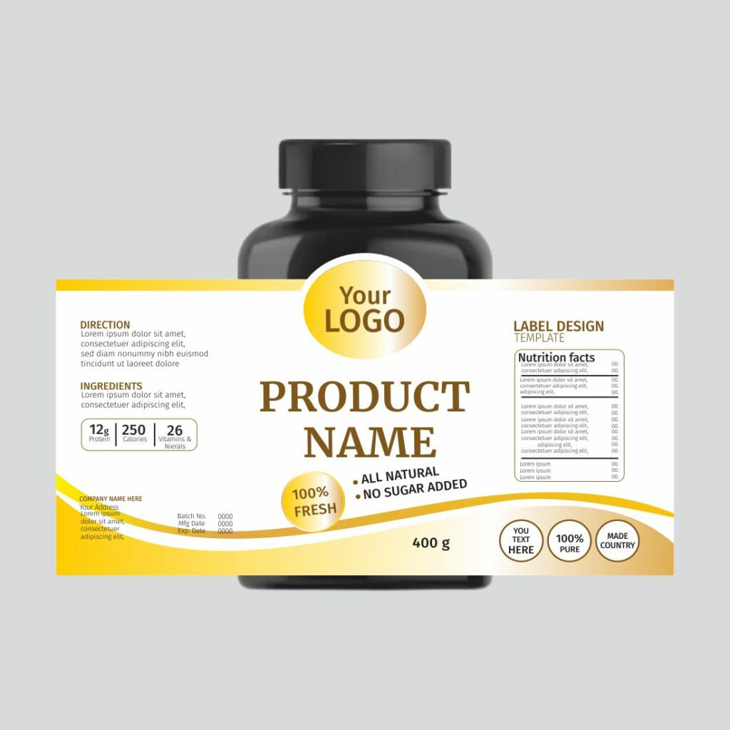 Product Label Design - MasterBundles