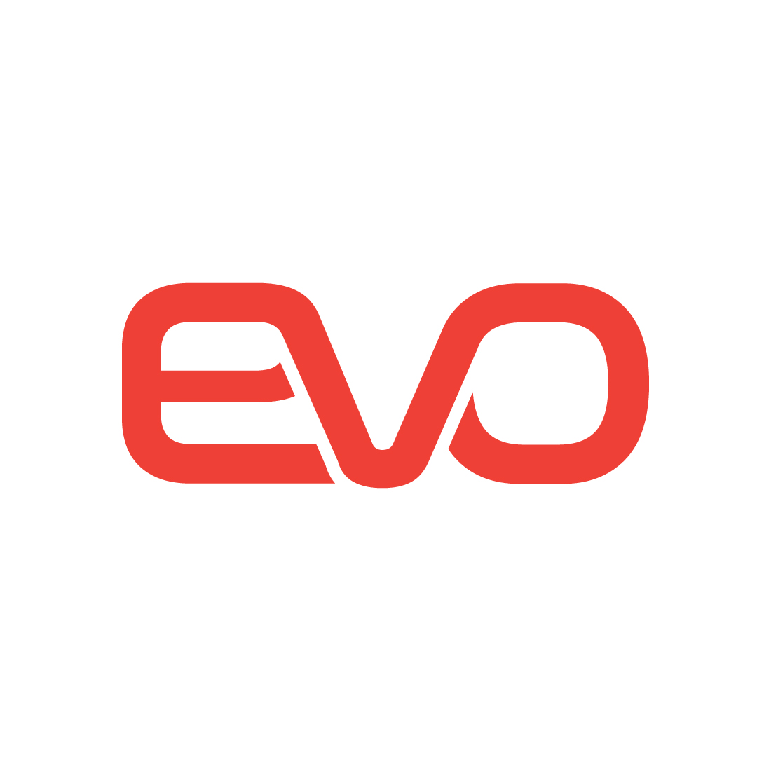 EVO letter logo preview image.