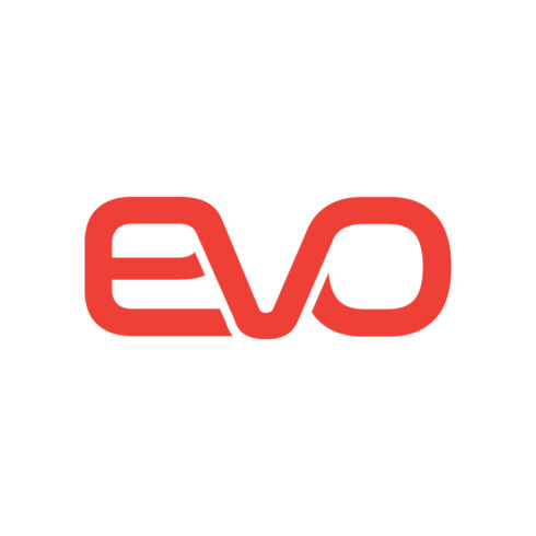 EVO letter logo cover image.