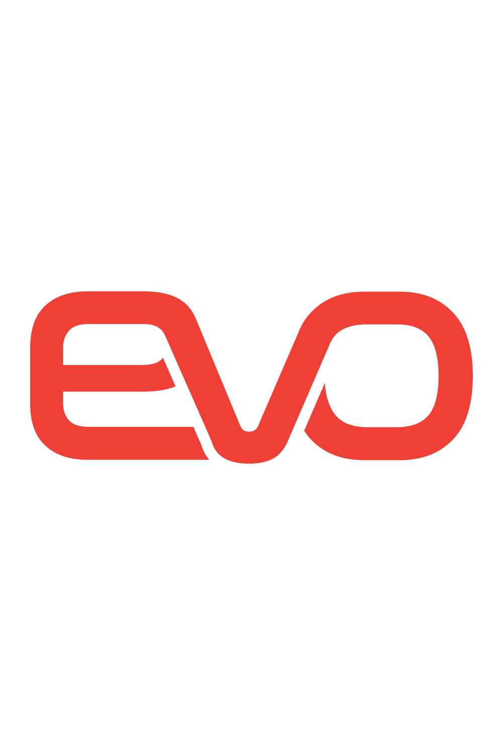 EVO letter logo pinterest preview image.