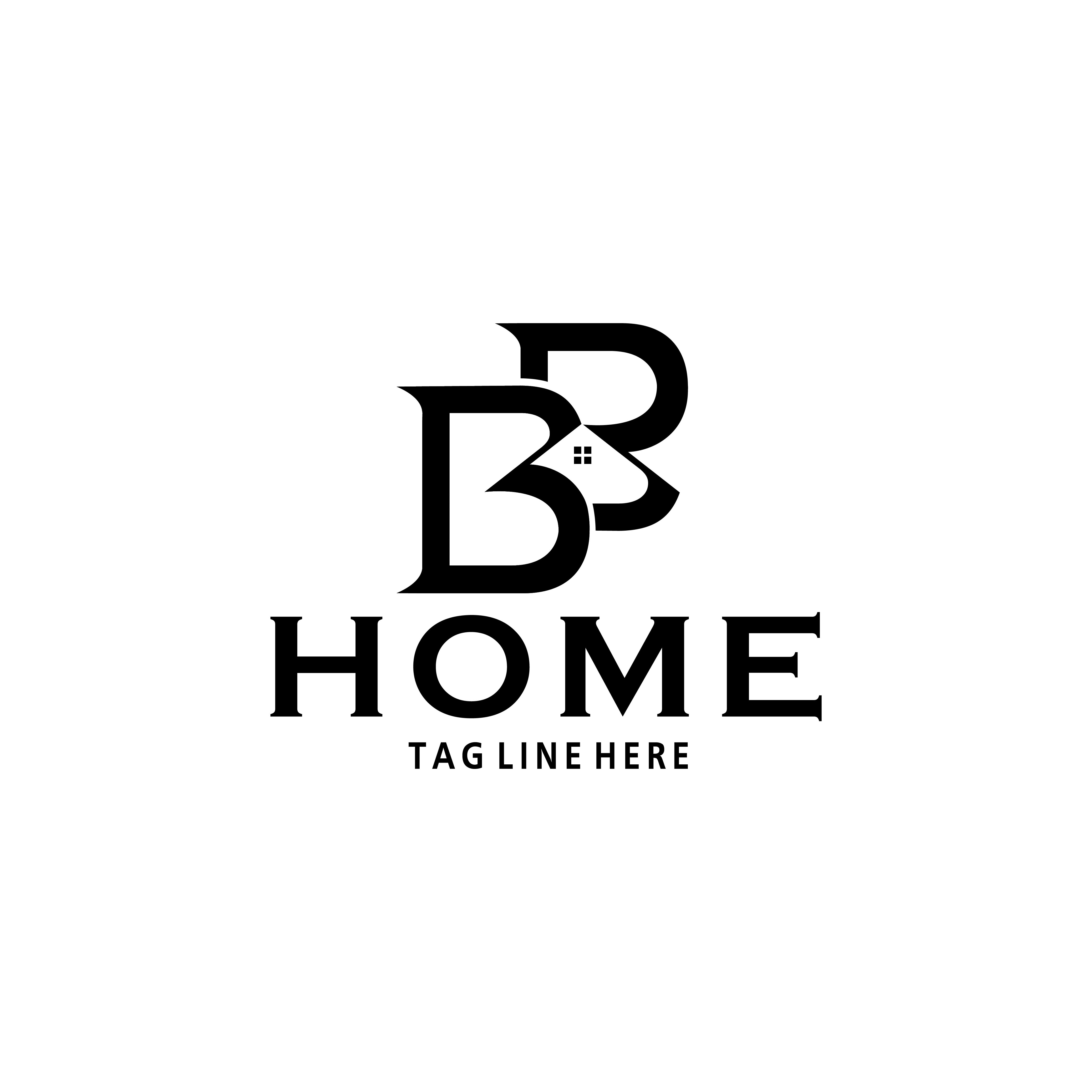 Real Estate Logo Design BB homes for initial "BB" preview image.
