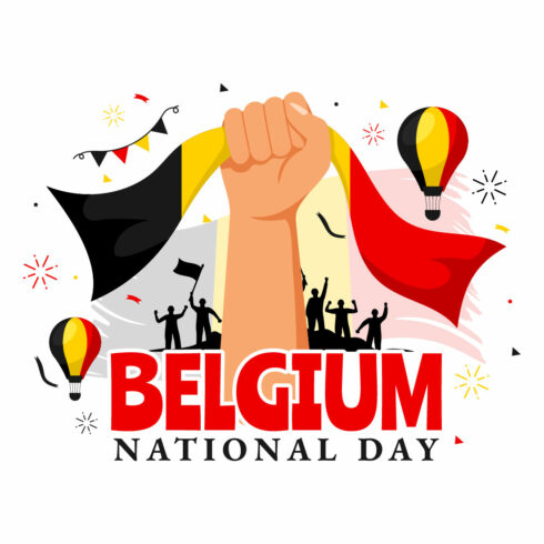 12 Belgium Independence Day Illustration cover image.