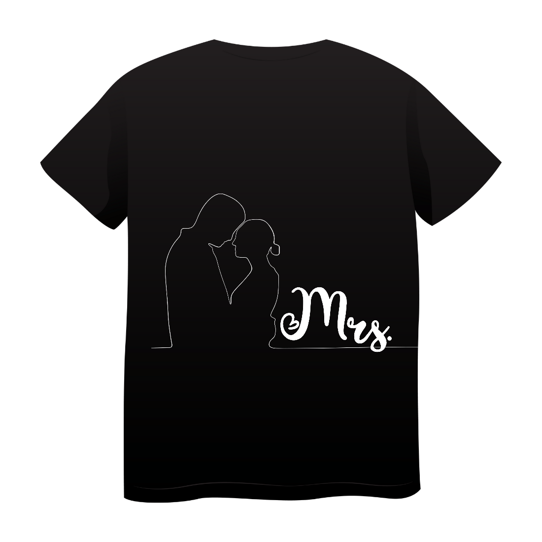 Mr and Mrs Tshirt preview image.