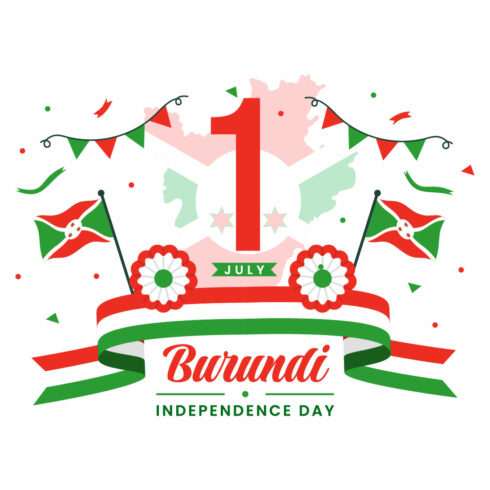12 Burundi Independence Day Illustration cover image.