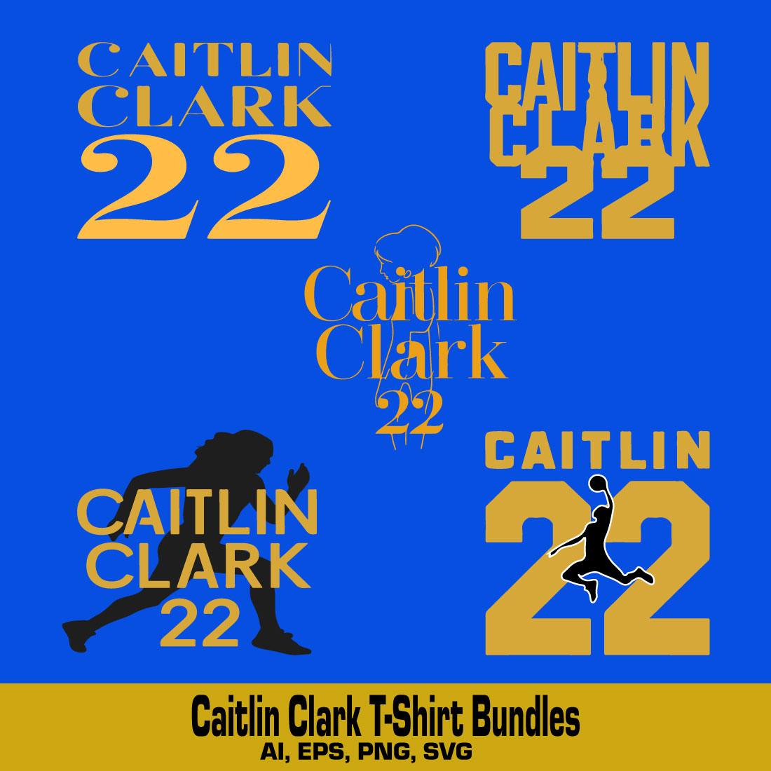 caitlin clark t-shirt Design Bundles preview image.