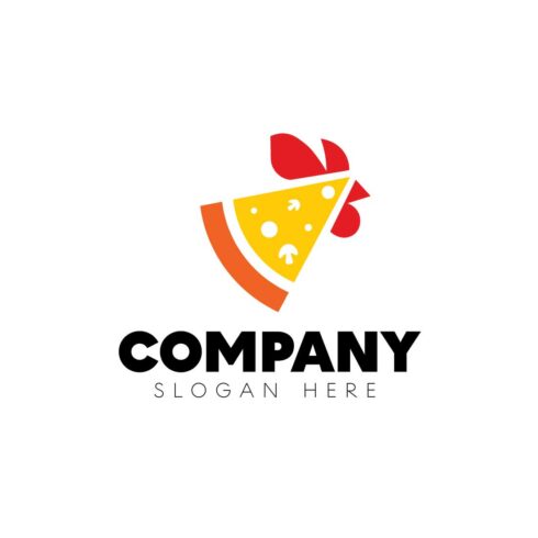 Professional Chicken Pizza Logo cover image.
