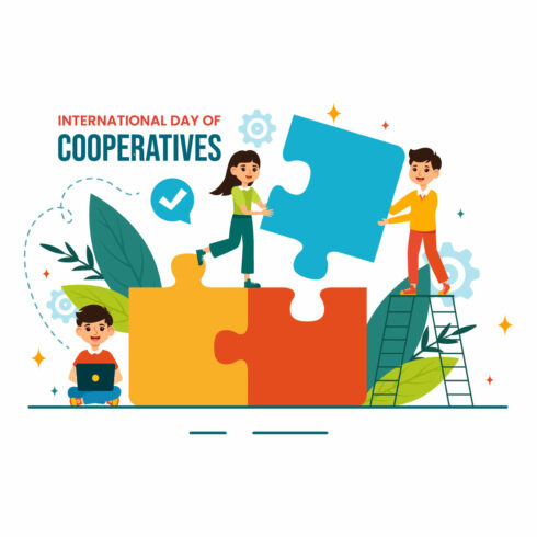 9 International Day of Cooperatives Illustration cover image.