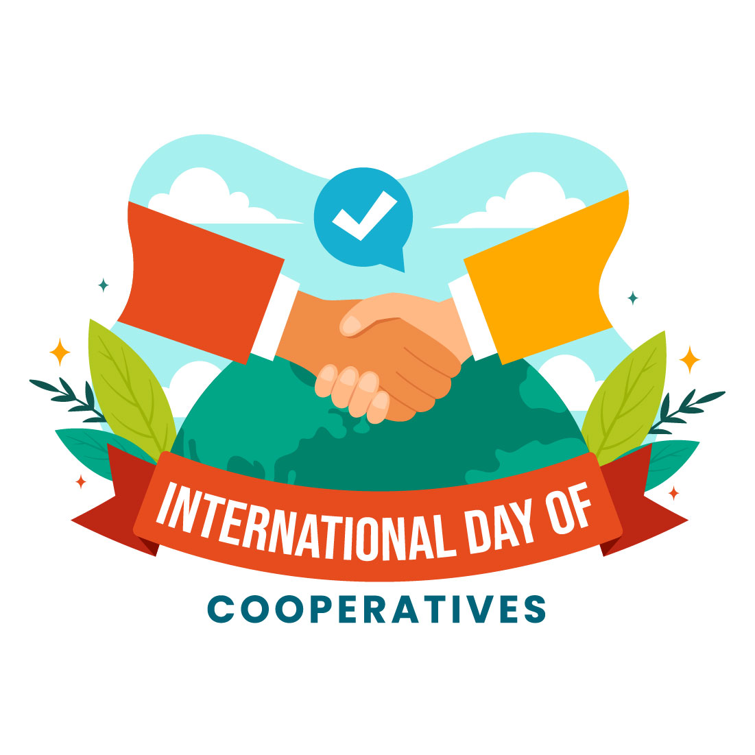 9 International Day of Cooperatives Illustration preview image.