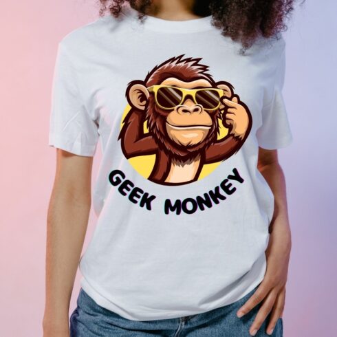 Cute Geek Monkey Design cover image.