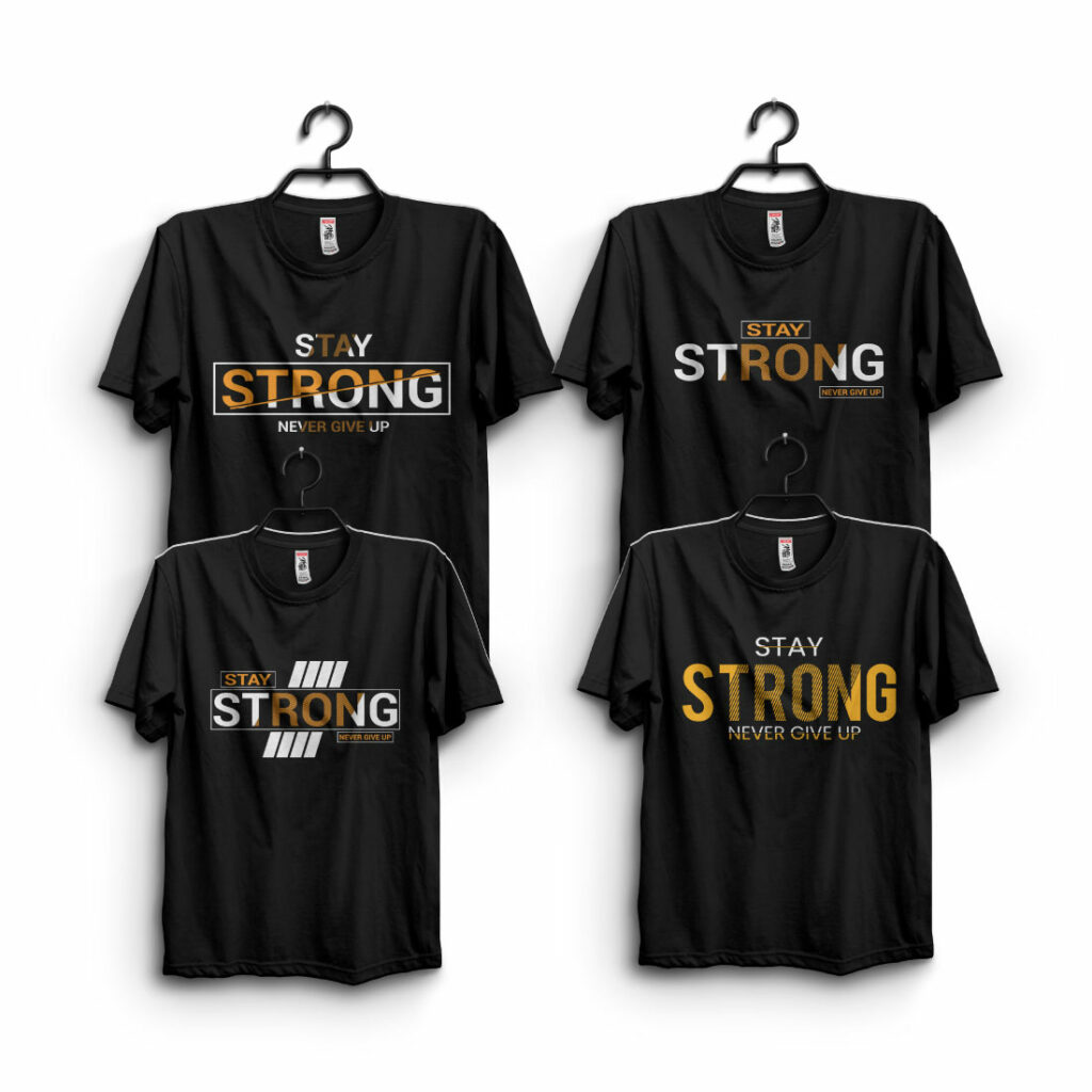Modern Typography Bundle T-Shirt Design - MasterBundles