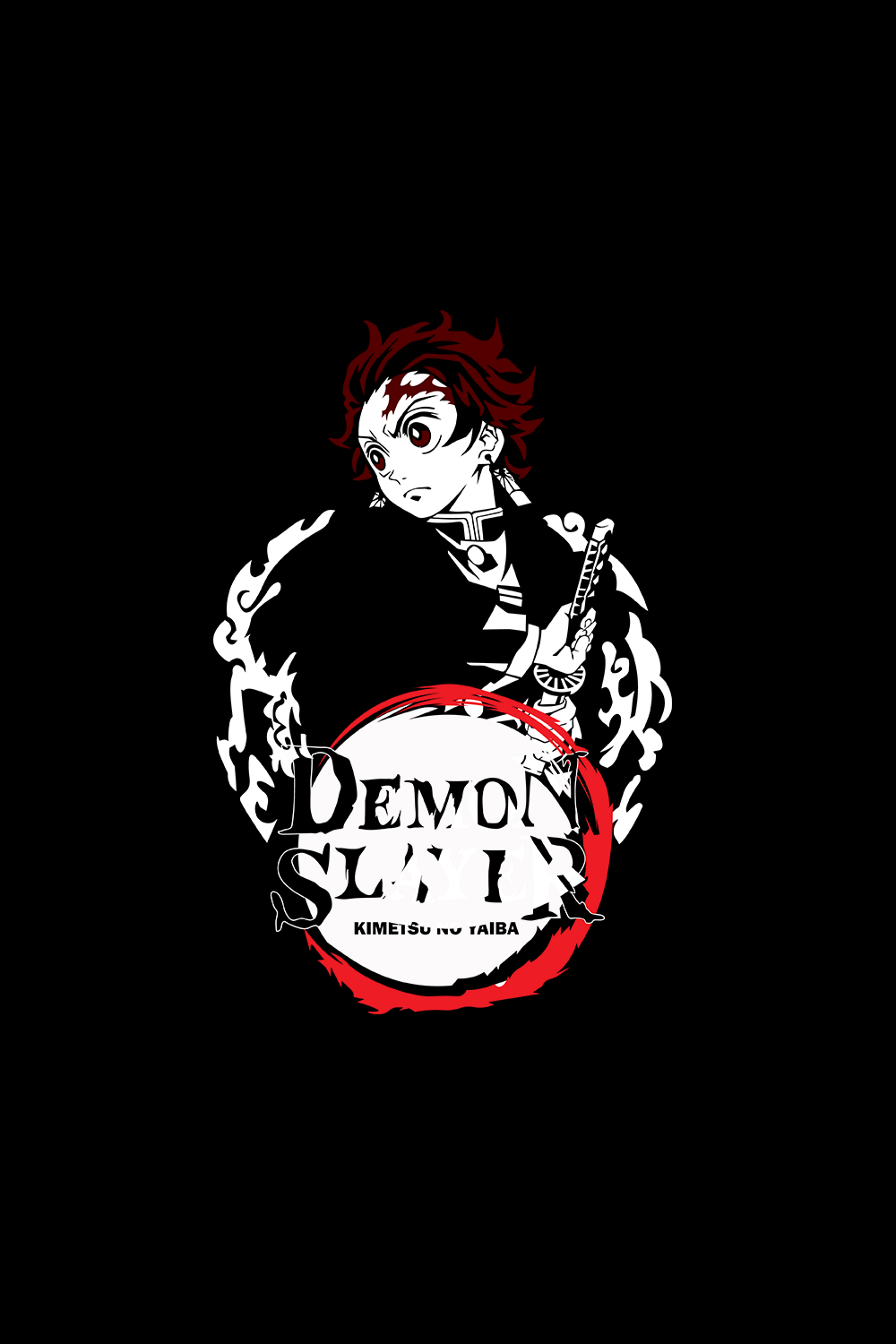 Demon Slayer Kimetsu no Yaiba tshirt design pinterest preview image.