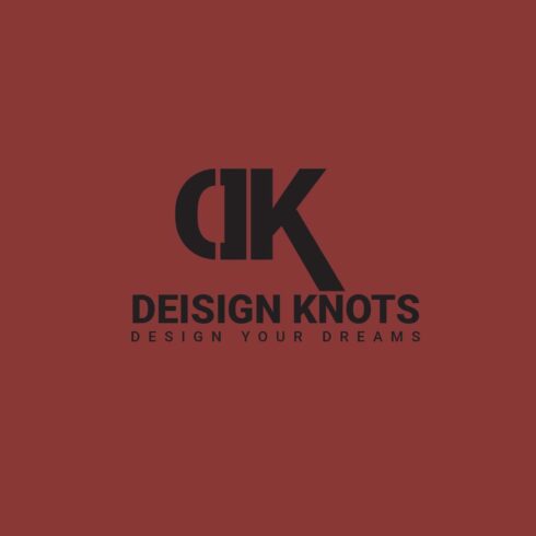 Four different style letter mark logo of letters Dk for sale cover image.