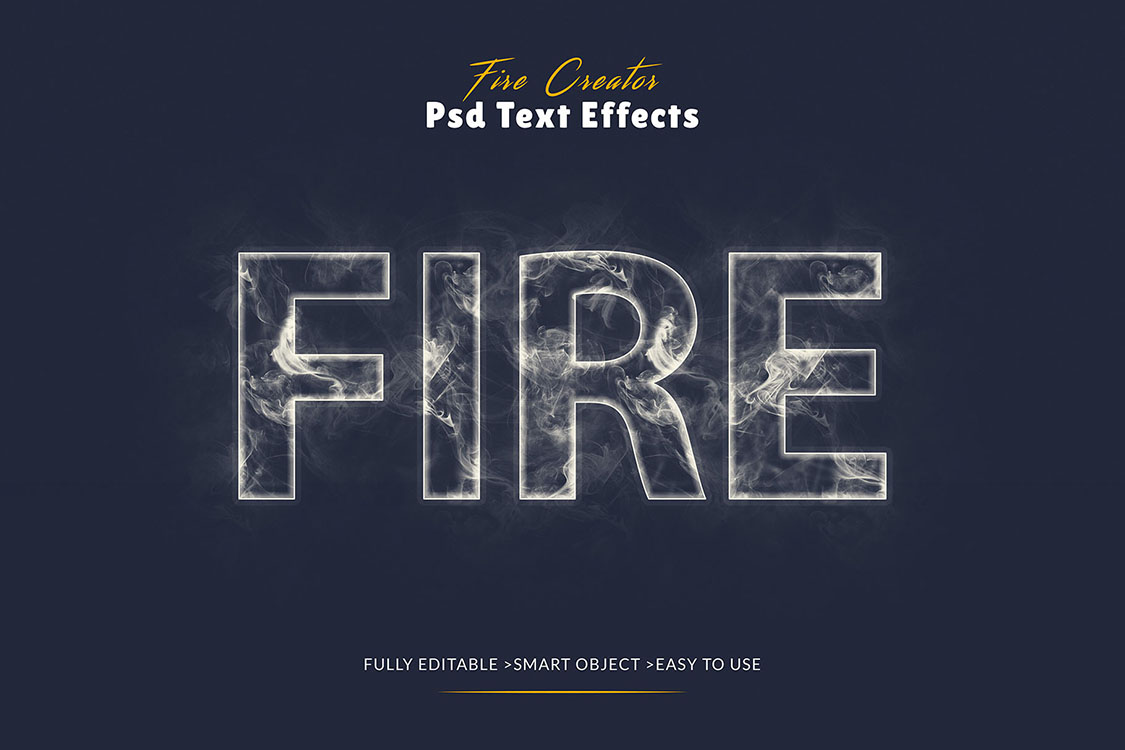 fire text effects 05 945