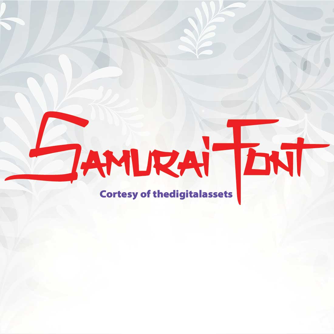 Samurai Fonts | Type Fonts | TTF preview image.