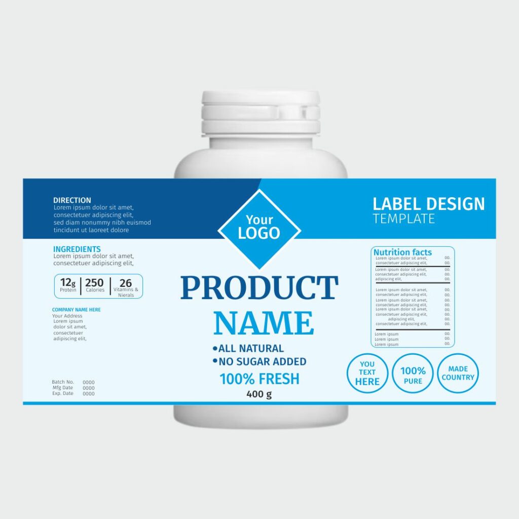 Product Label Design - MasterBundles