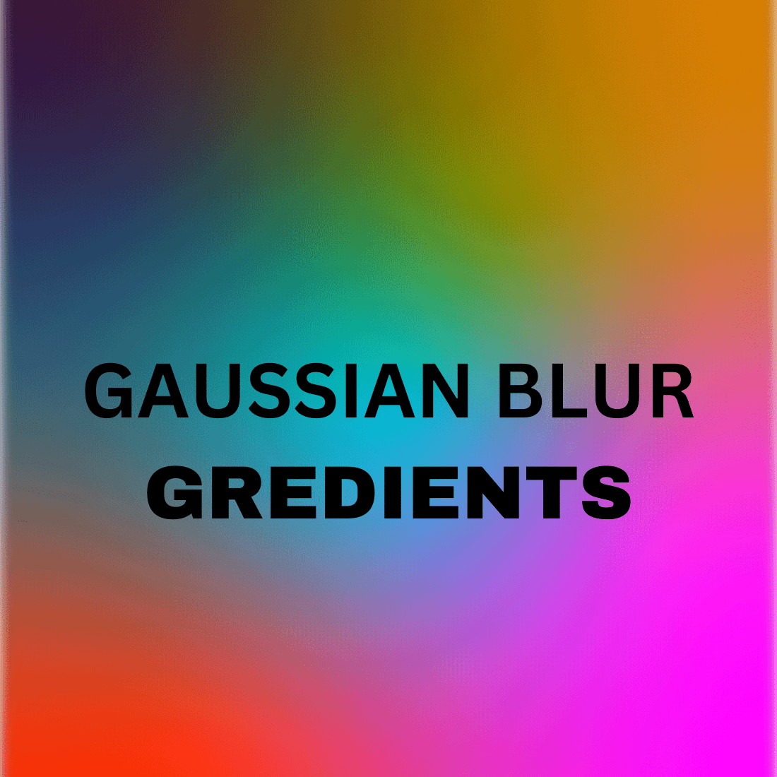 Gaussian Blur Gradient Backgrounds [ Bundle of 20 different colourful gradient designs ] preview image.
