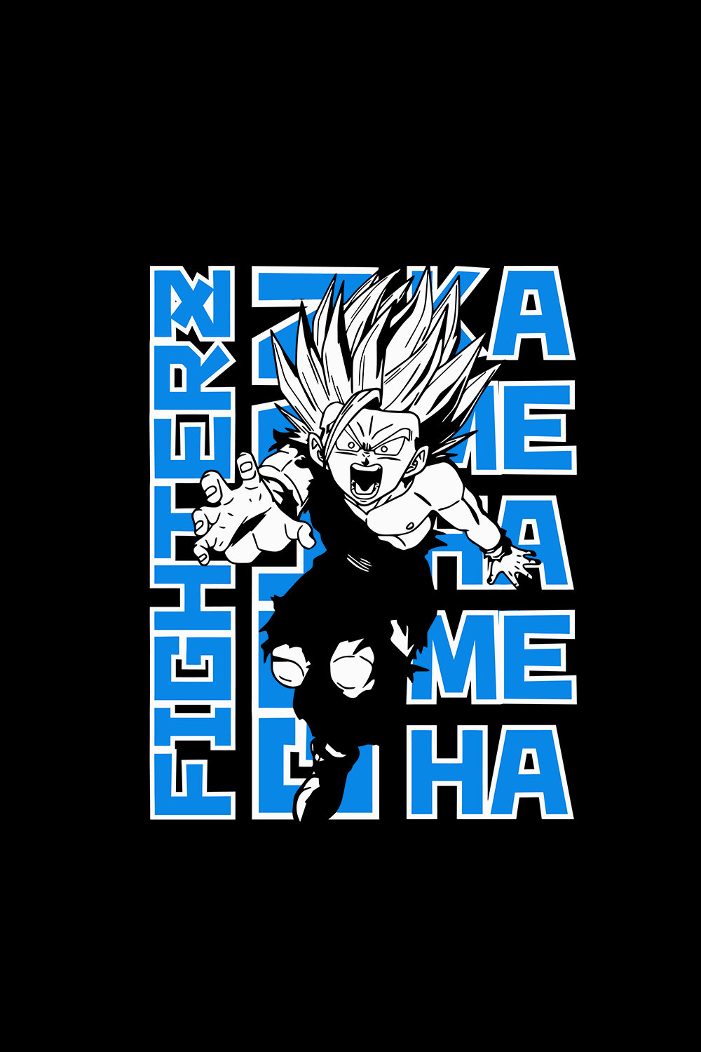 Goku vegeta dragon ball z - Unlock Vibrant Sublimation Designs pinterest preview image.