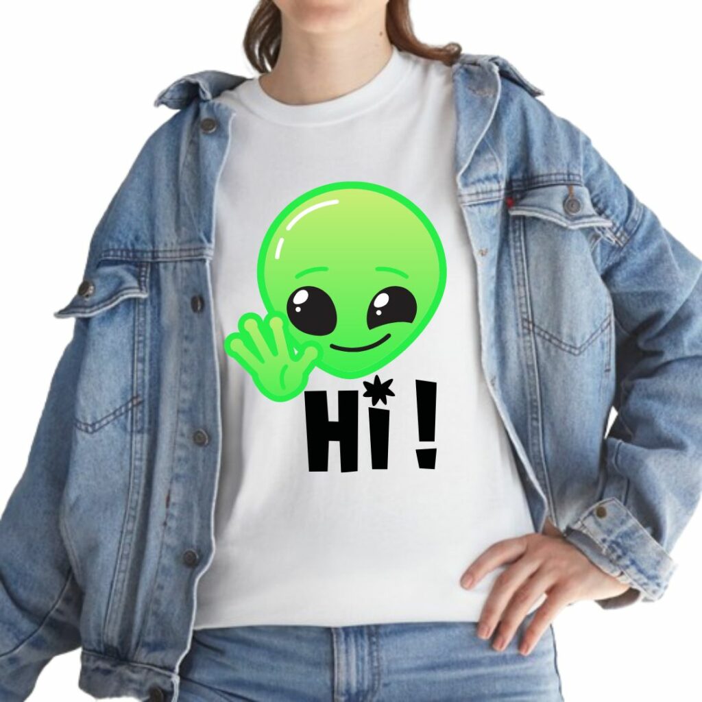 Alien T-shirt Design - MasterBundles