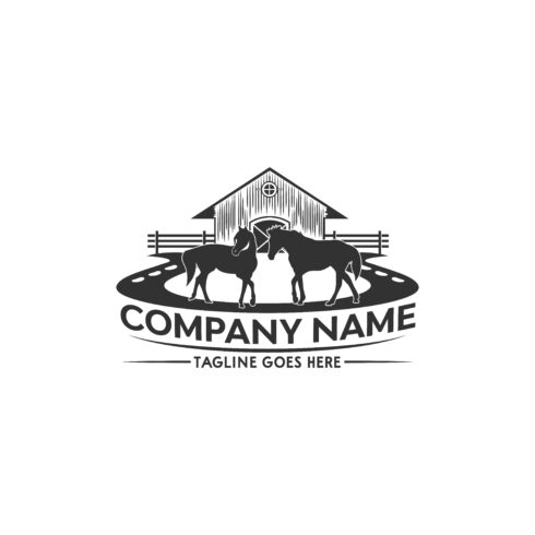 Horse Farm logo for horse Related business purpose cover image.