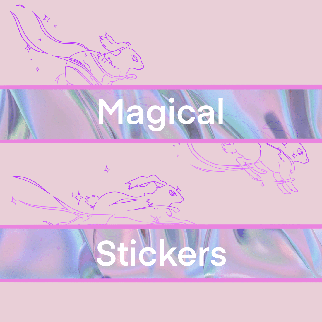 Magical Rabbits/Magical Stickers preview image.