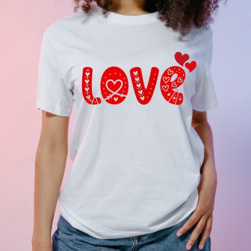 Love T-shirt Design cover image.