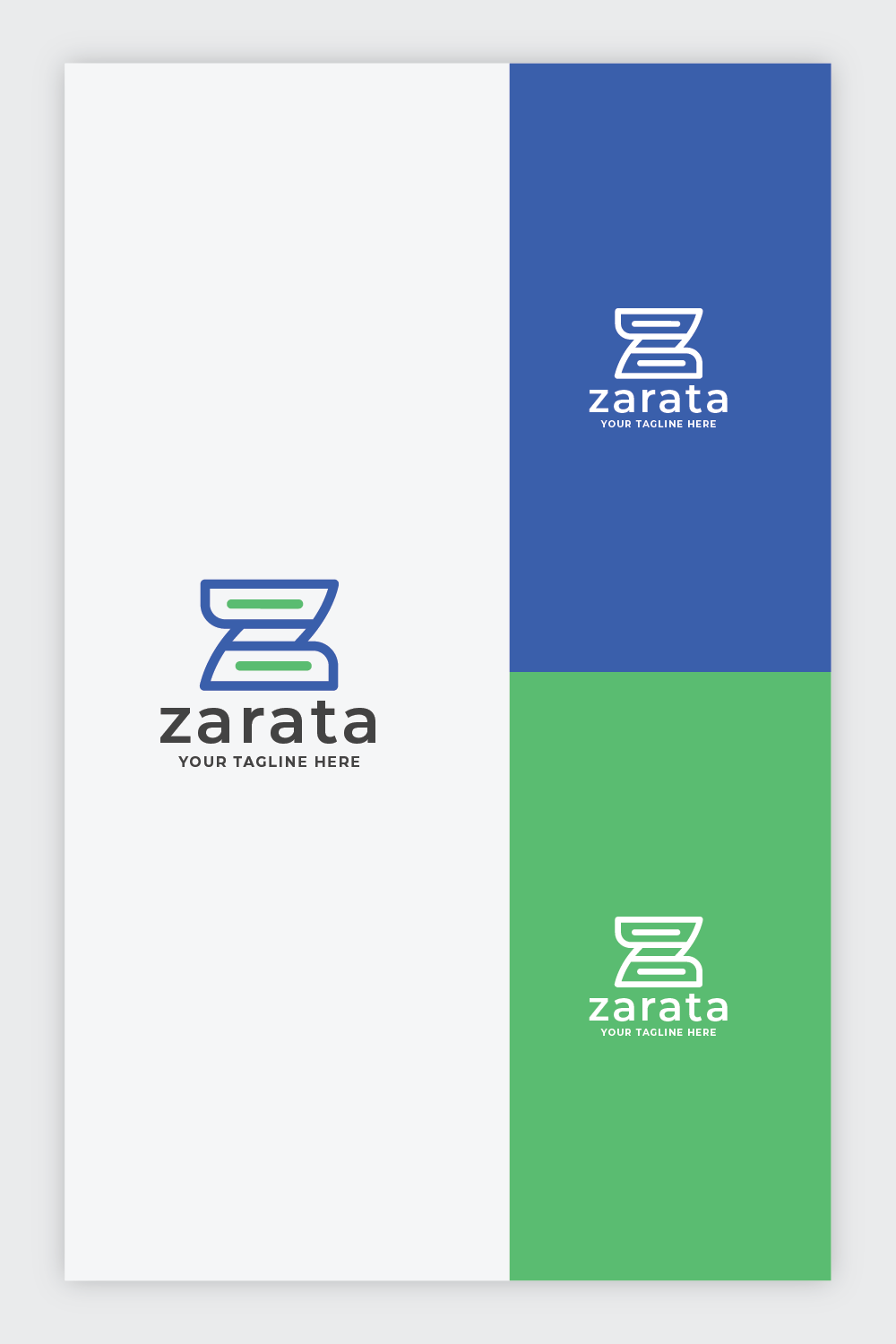 Zarata Letter Z Logo pinterest preview image.