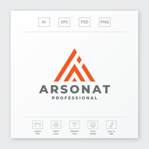 Arsonat Letter A Logo cover image.