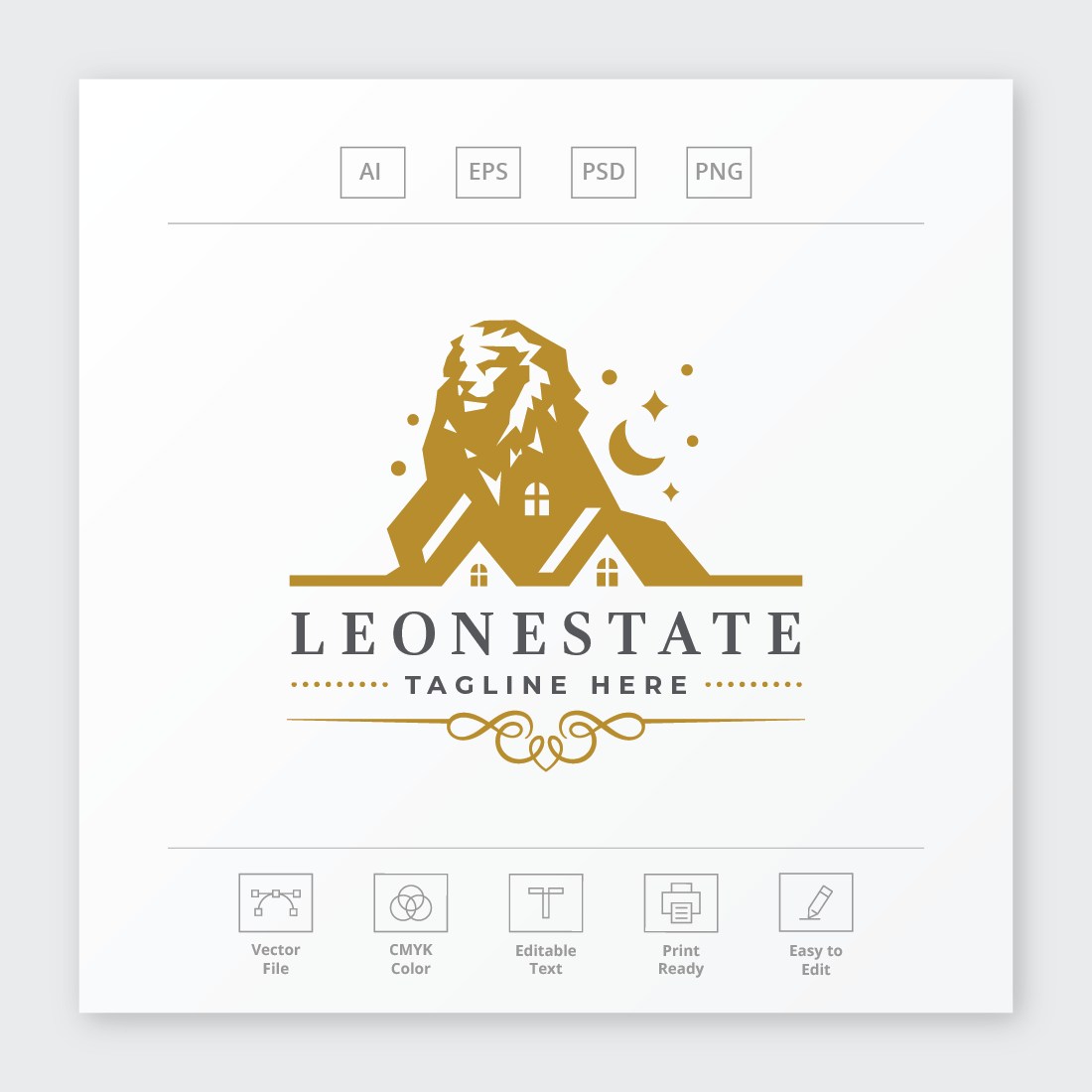 Lion Real Estate Logo preview image.