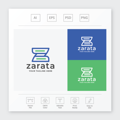 Zarata Letter Z Logo cover image.