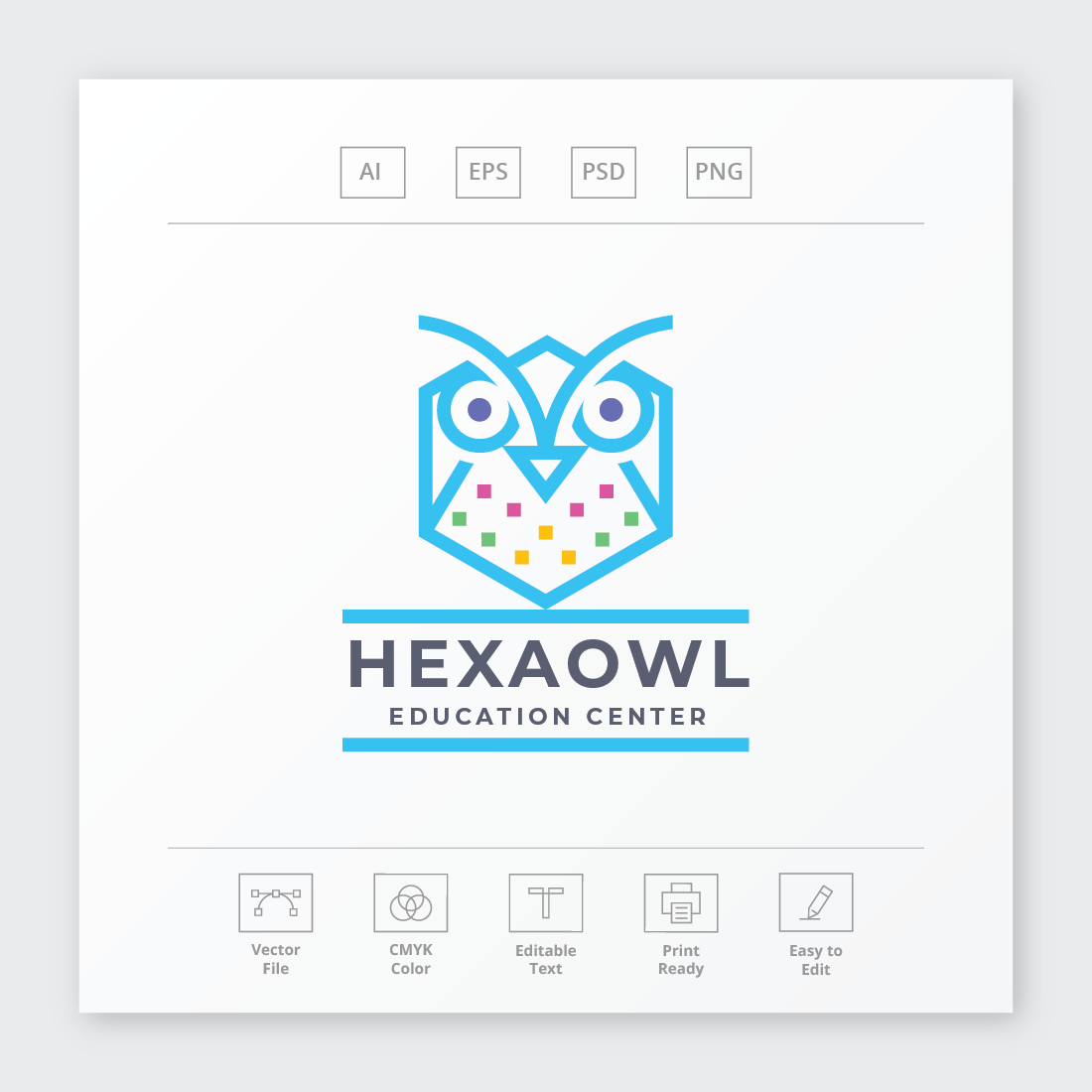 Hexa Owl Logo preview image.