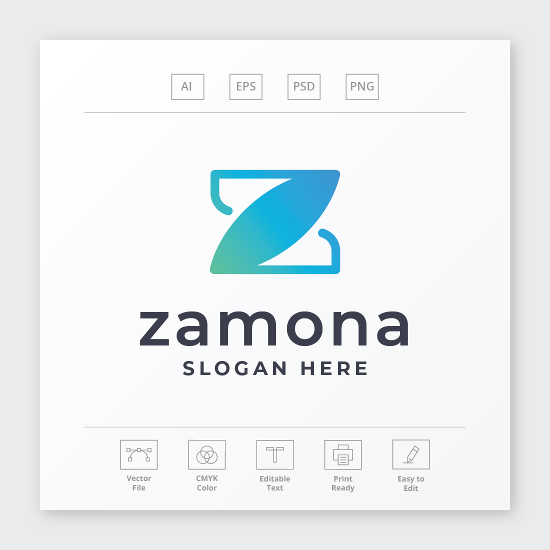 Zamona Letter Z Logo preview image.