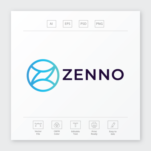 Zenno Letter Z Logo cover image.