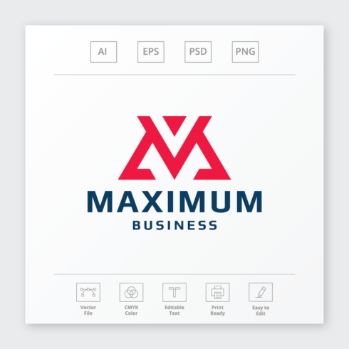Maximum Letter M Logo cover image.