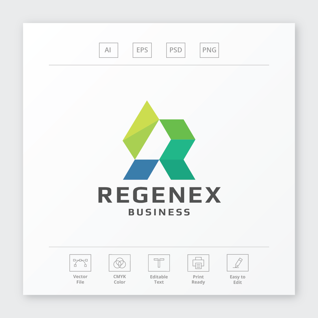 Regenex Letter R Logo preview image.