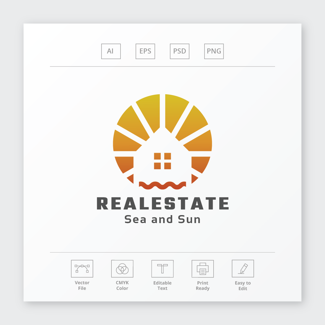 Beach Real Estate Logo preview image.