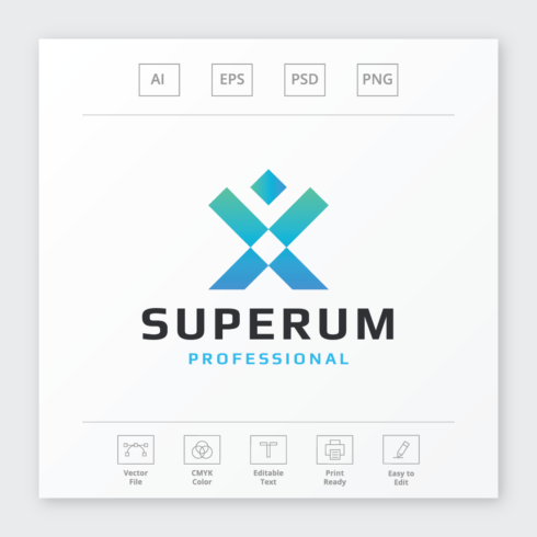 Super Human Professional Logo cover image.