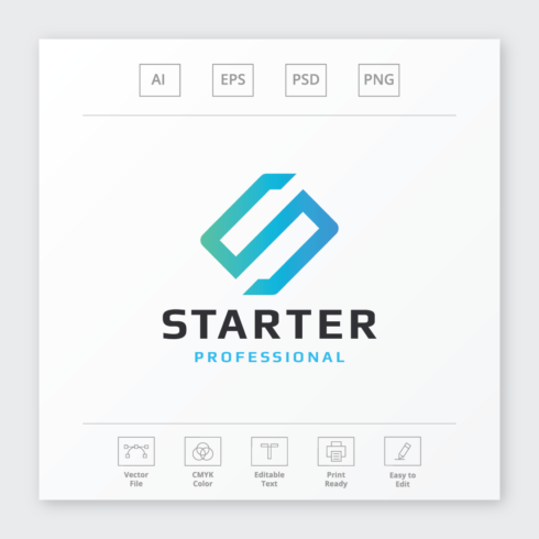 Starter Letter S Logo cover image.