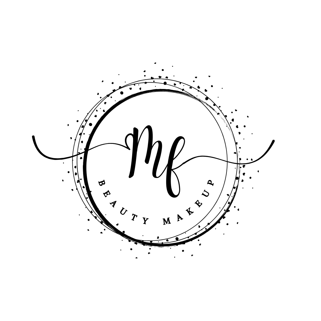 MF Beauty makeup Logo preview image.