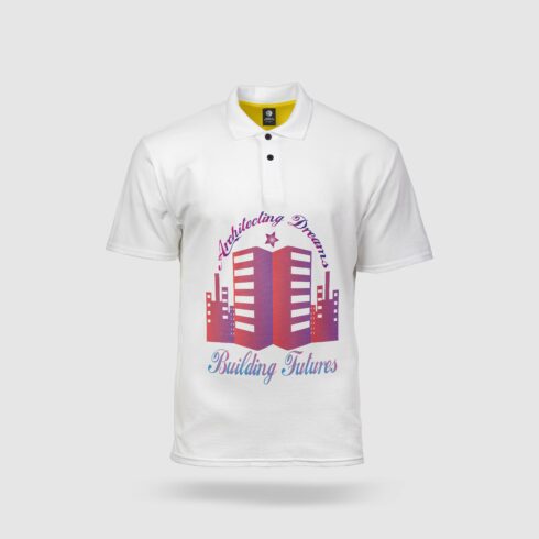 Architecting Dreams Building Future T-Shirt Design cover image.