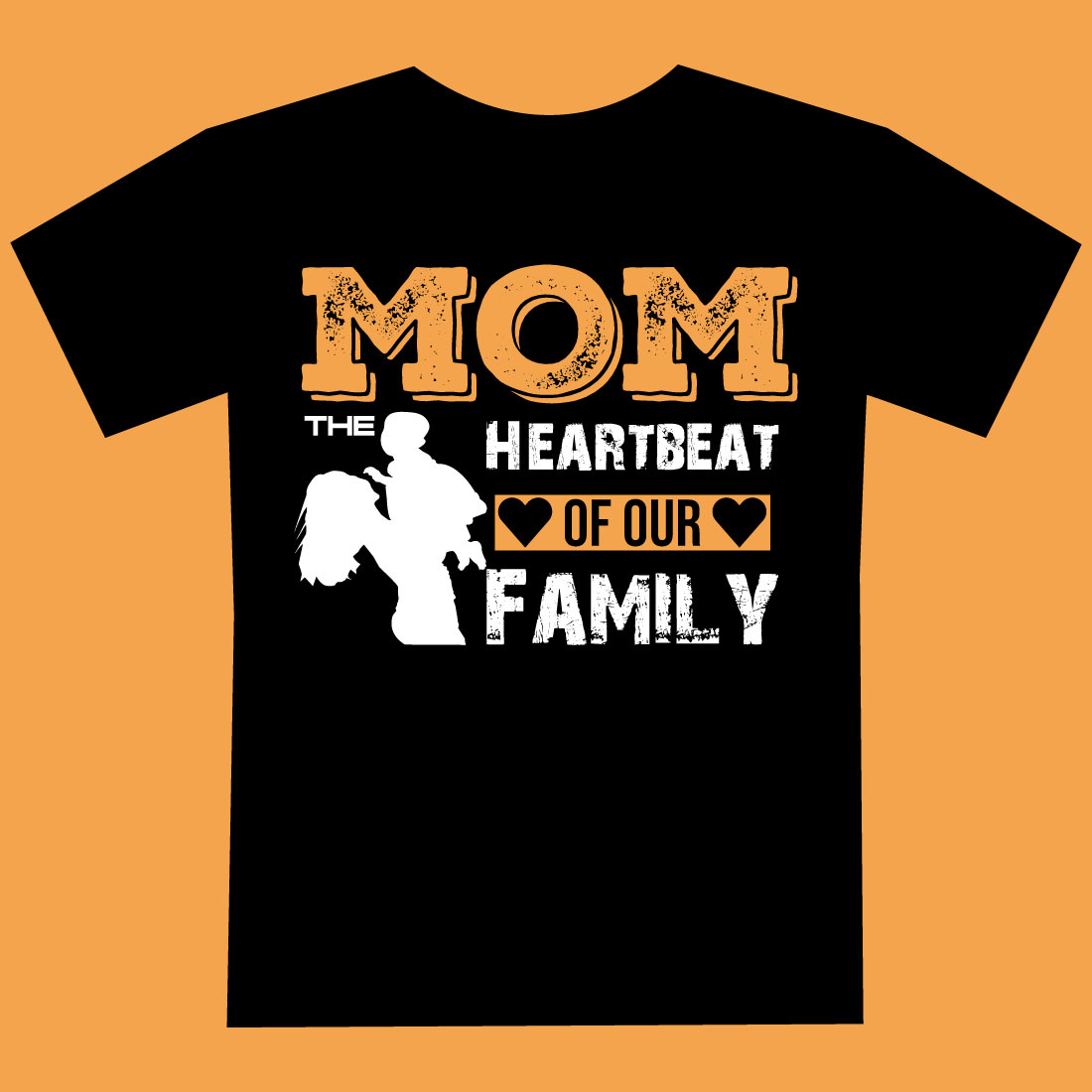 Embrace Her Love Mother's Day T-shirt Design cover image.