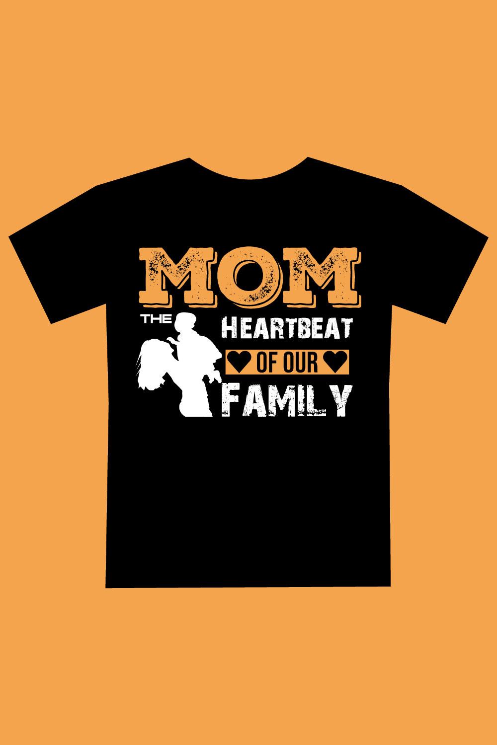 Embrace Her Love Mother's Day T-shirt Design pinterest preview image.