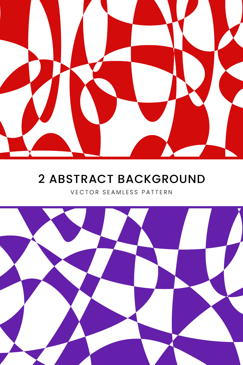 2 Abstract Background - Vector Seamless Pattern pinterest preview image.