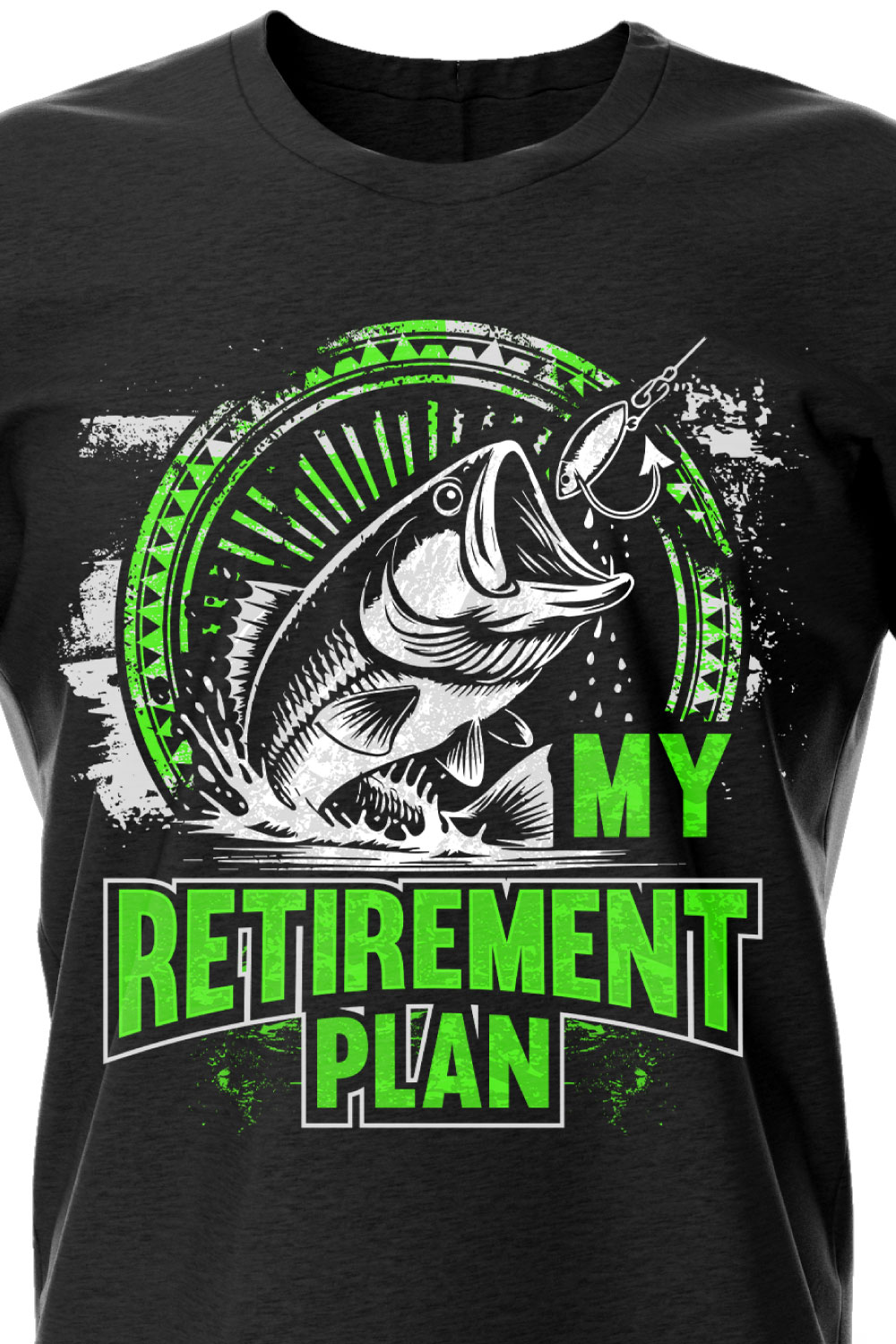 Hot selling fishing t shirt design bundle pinterest preview image.