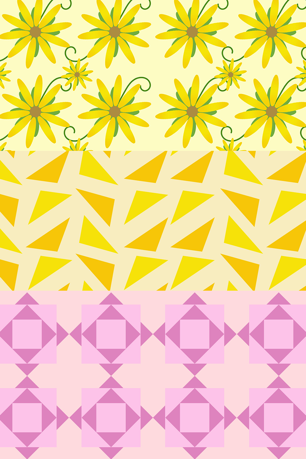Seamless Pattern For wallpaper and backgrounds pinterest preview image.
