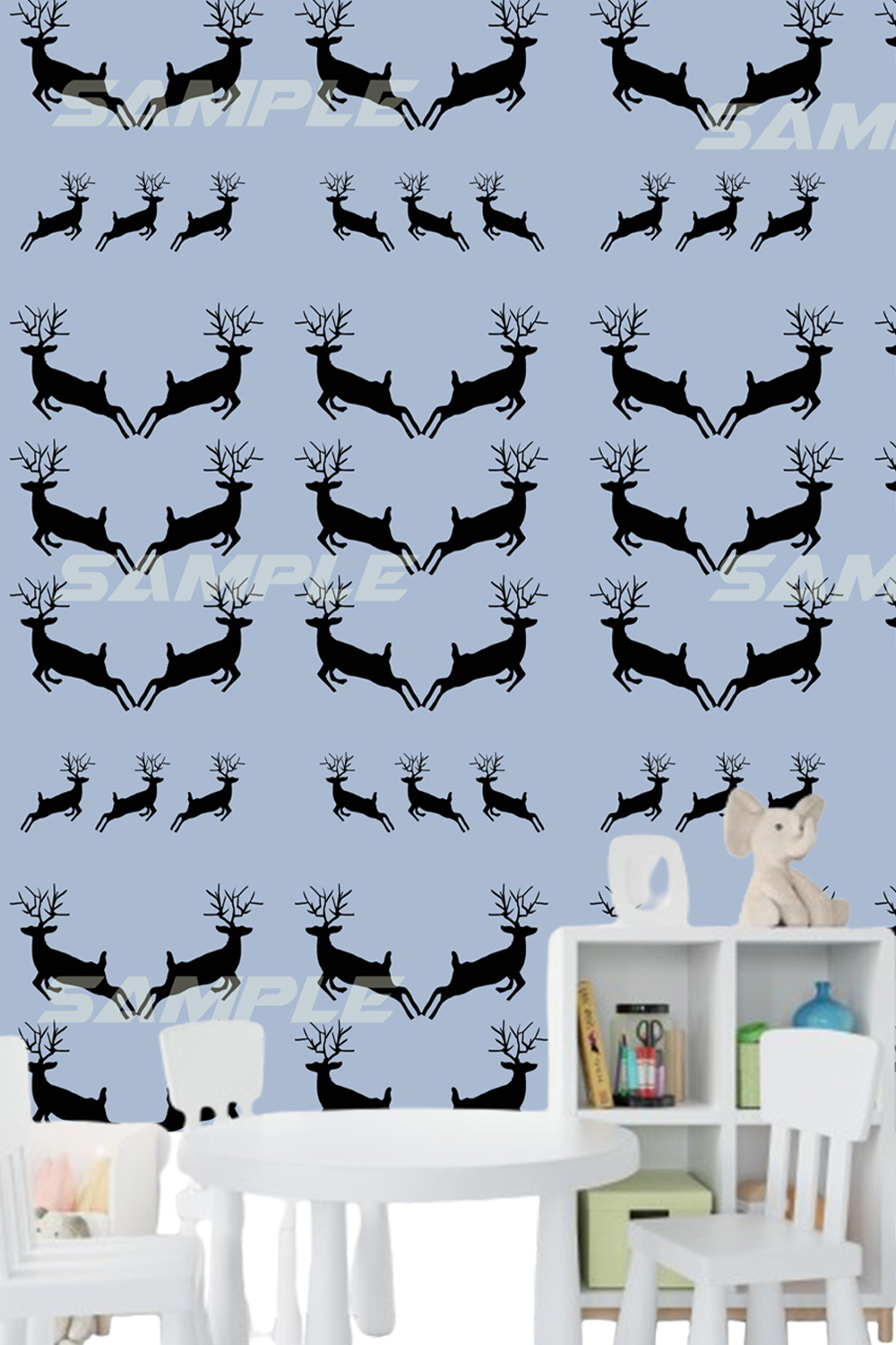 WhimsyWalls: Transform Your Kid's World with Enchanting Wallpaper Designs! pinterest preview image.