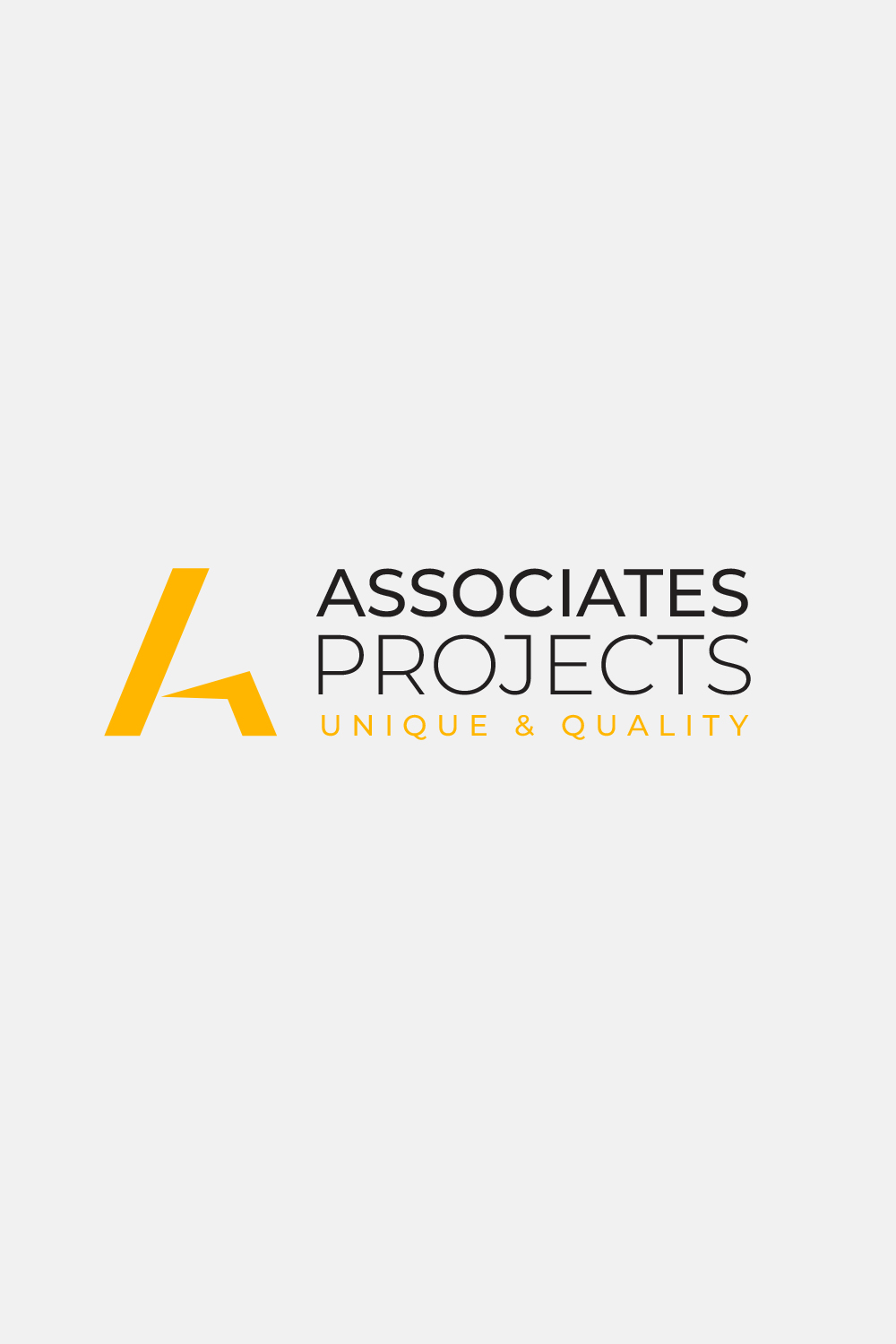 Associates Project logo design pinterest preview image.