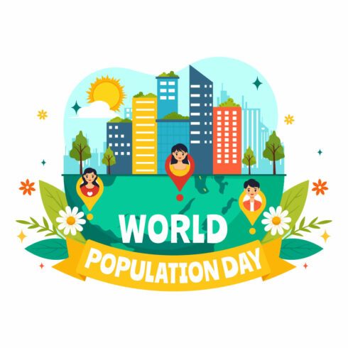 10 World Population Day Illustration cover image.