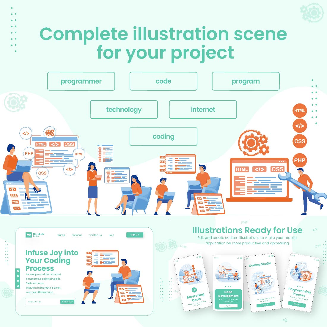 6 Illustrations Related to Programmers 2 preview image.