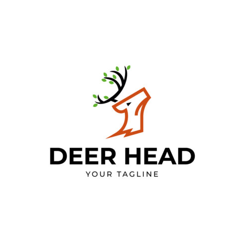 Deer Creative Logo Design Template cover image.